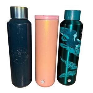 Assorted Lot Starbucks Trio: Water Jugs and Coffee Mug